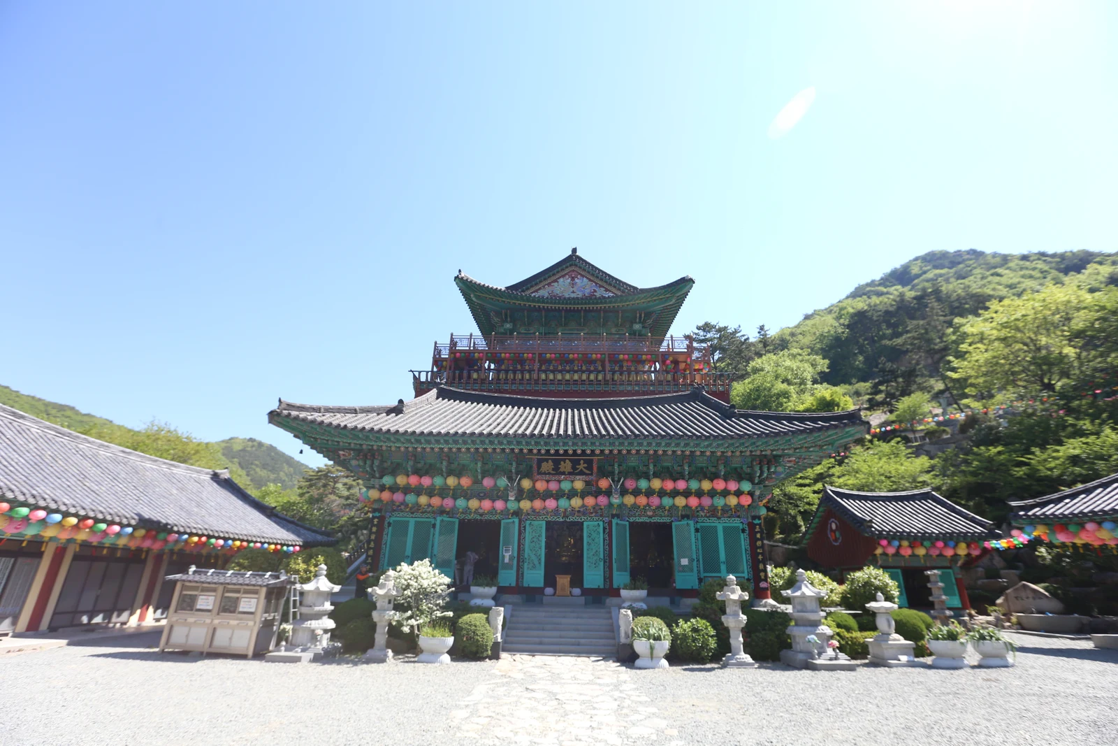 대한불교관음회조계종 백천사 봉안당 외관·전경