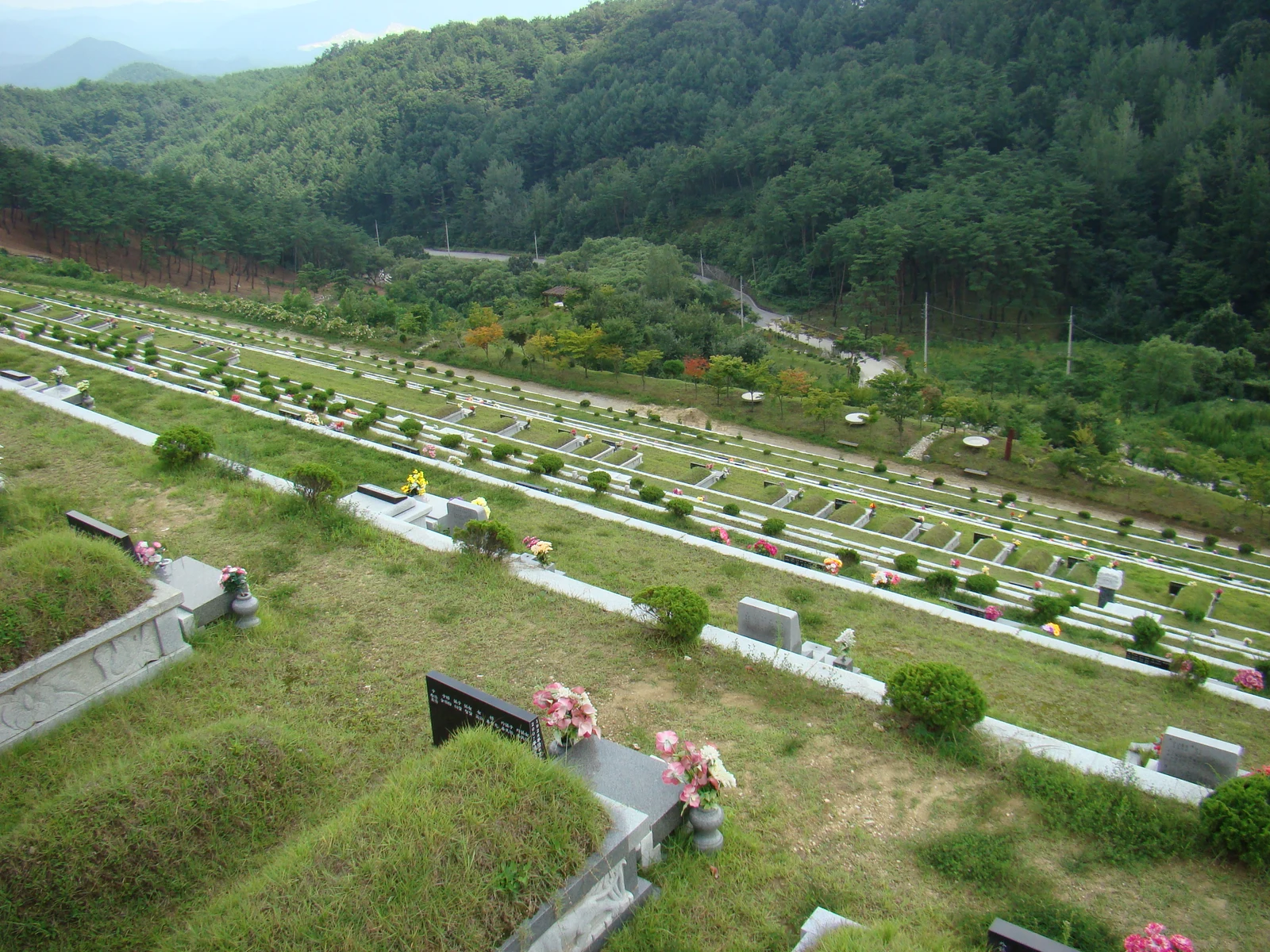 함양하늘공원(봉안시설) 외관·전경