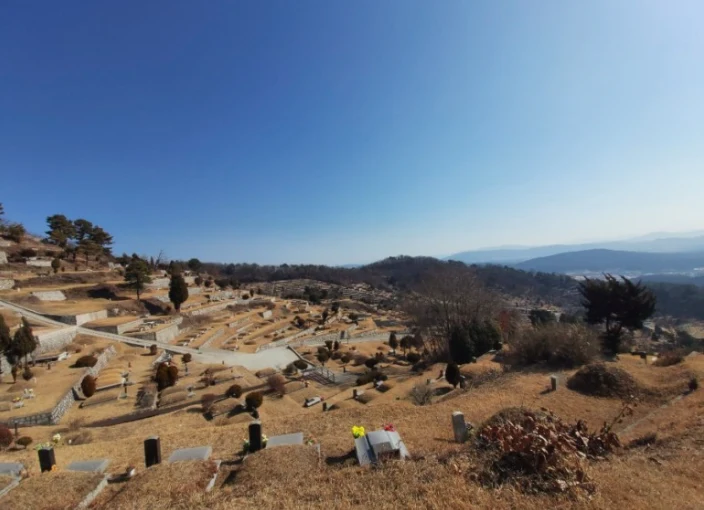 서울신흥교회 하늘계단수목장 자연장지 전경