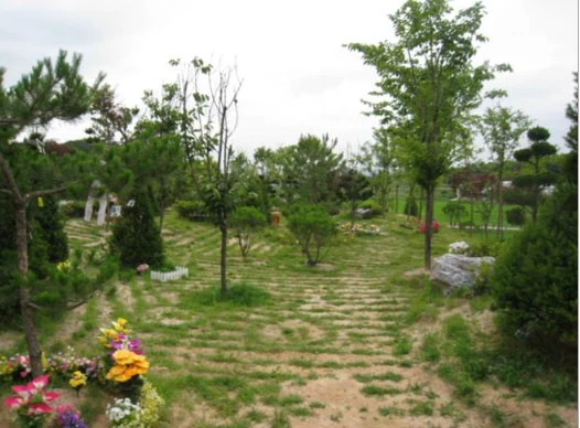 동화추모공원 자연장지 전경