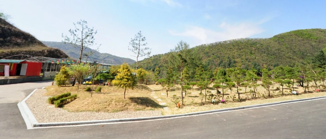 북한강광명수목장 자연장지 전경