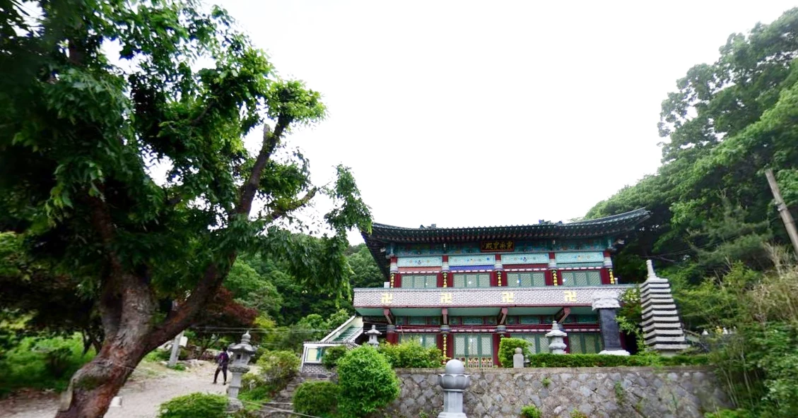 약천사 자연장지 전경
