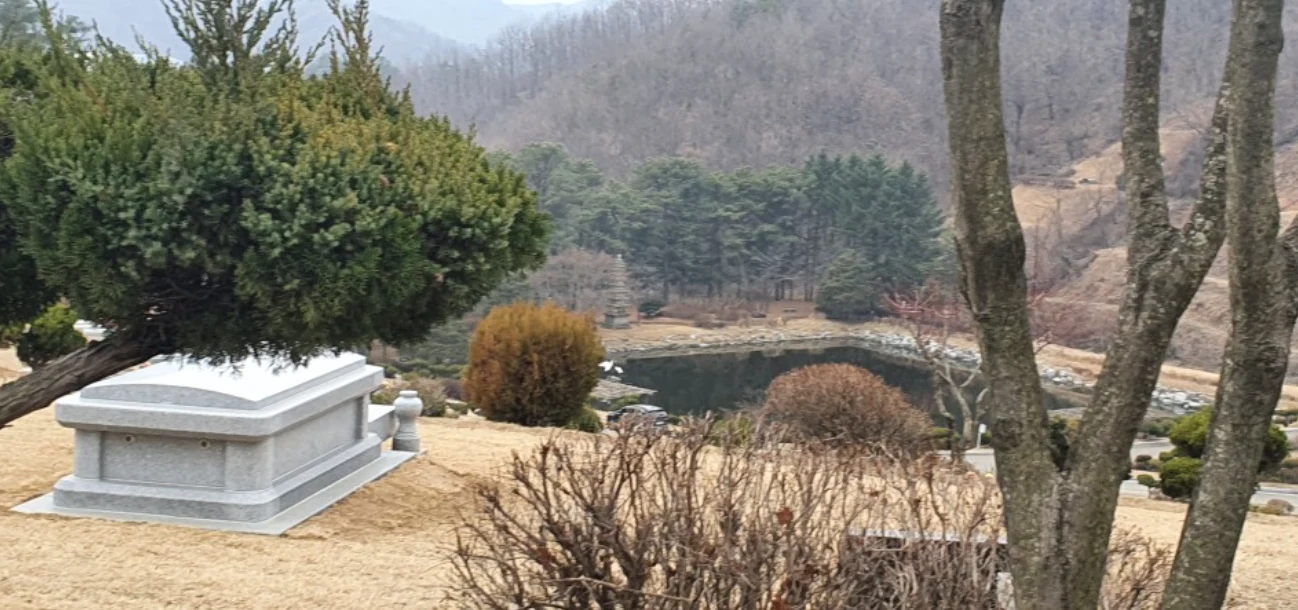 연평리공설묘지 자연장지 자연장지 전경