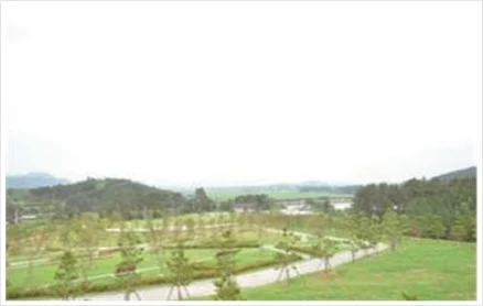 고창푸른숲자연장 자연장지 전경