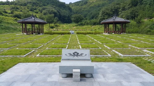 여수시영락공원 자연장지(수목·잔디) 자연장지 전경