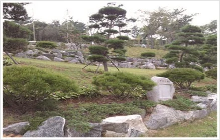남해추모누리공원 자연장지 자연장지 전경