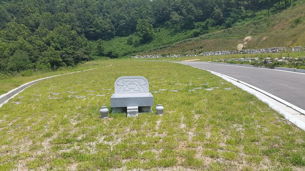 사천시 누리원(자연장지) 자연장지 전경