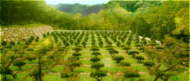 신불산추모공원 수목장지 자연장지 전경