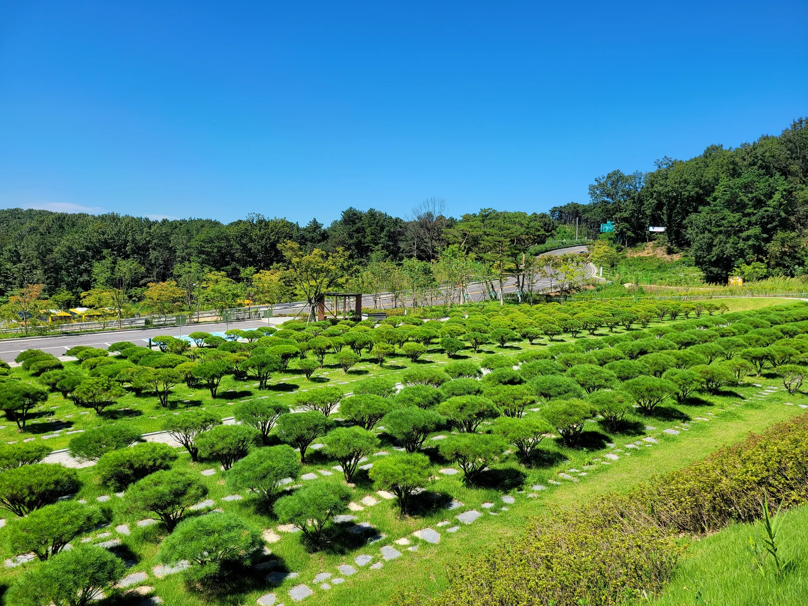 화성함백산추모공원 바람마루 자연장지 전경
