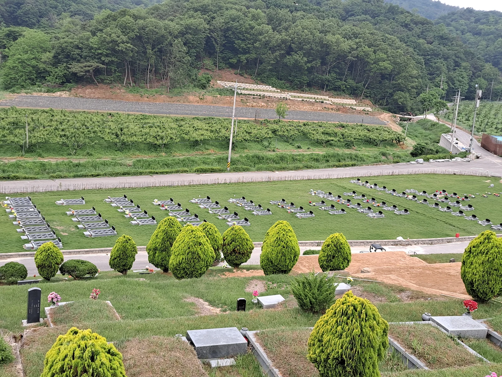 우성공원묘원(자연장지) 자연장지 전경