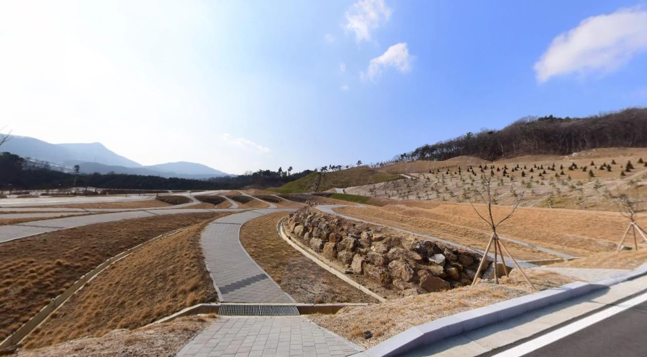 진천군 자연장지 자연장지 전경