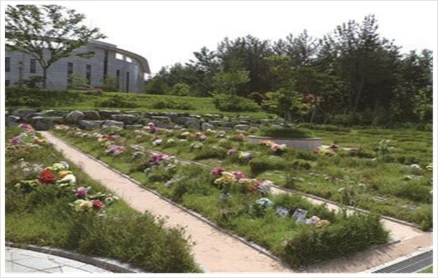 익산하늘공원자연장지 자연장지 전경